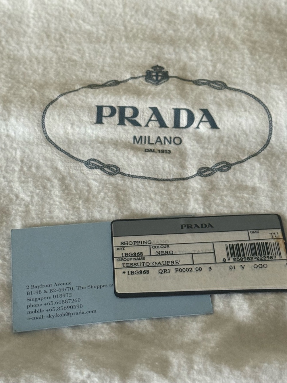 PRADA NYLON SHOULDER/CROSSBODY BAG - Picture 8 of 11